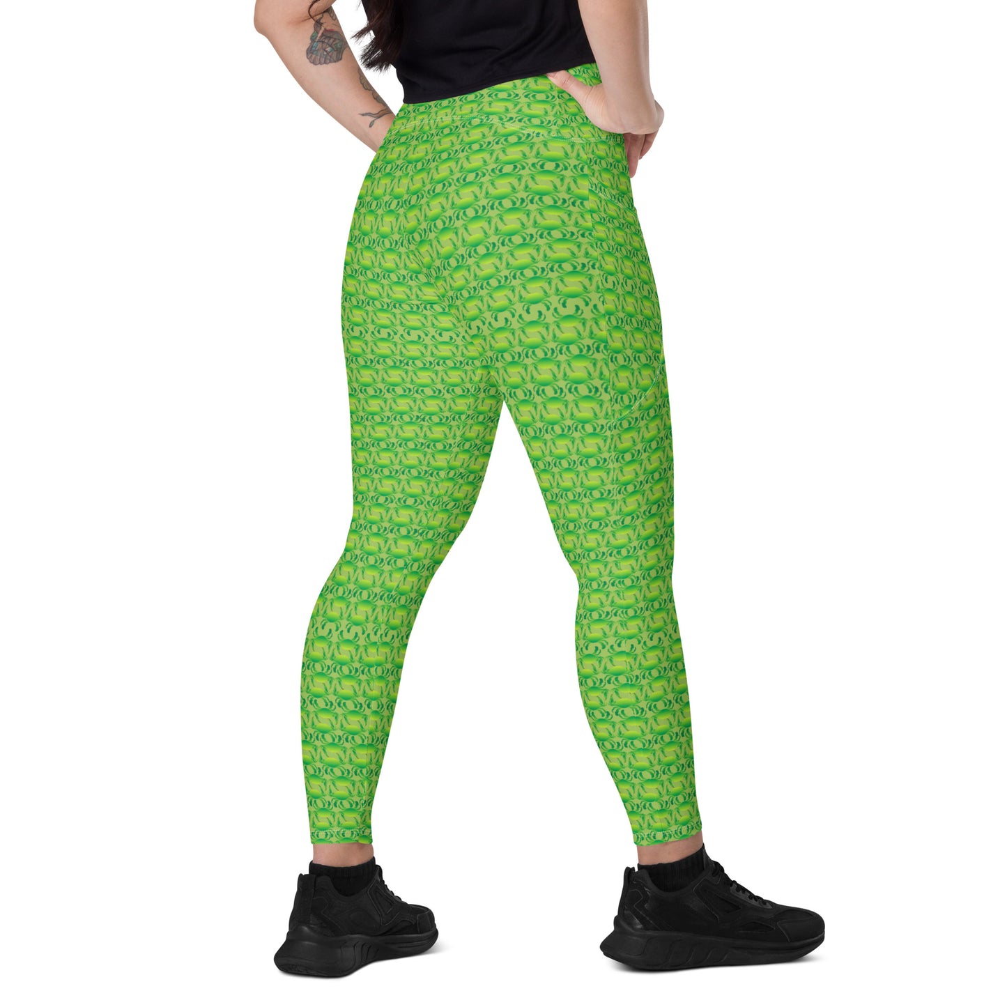 Don’t Get Pinched Crossover leggings with pockets
