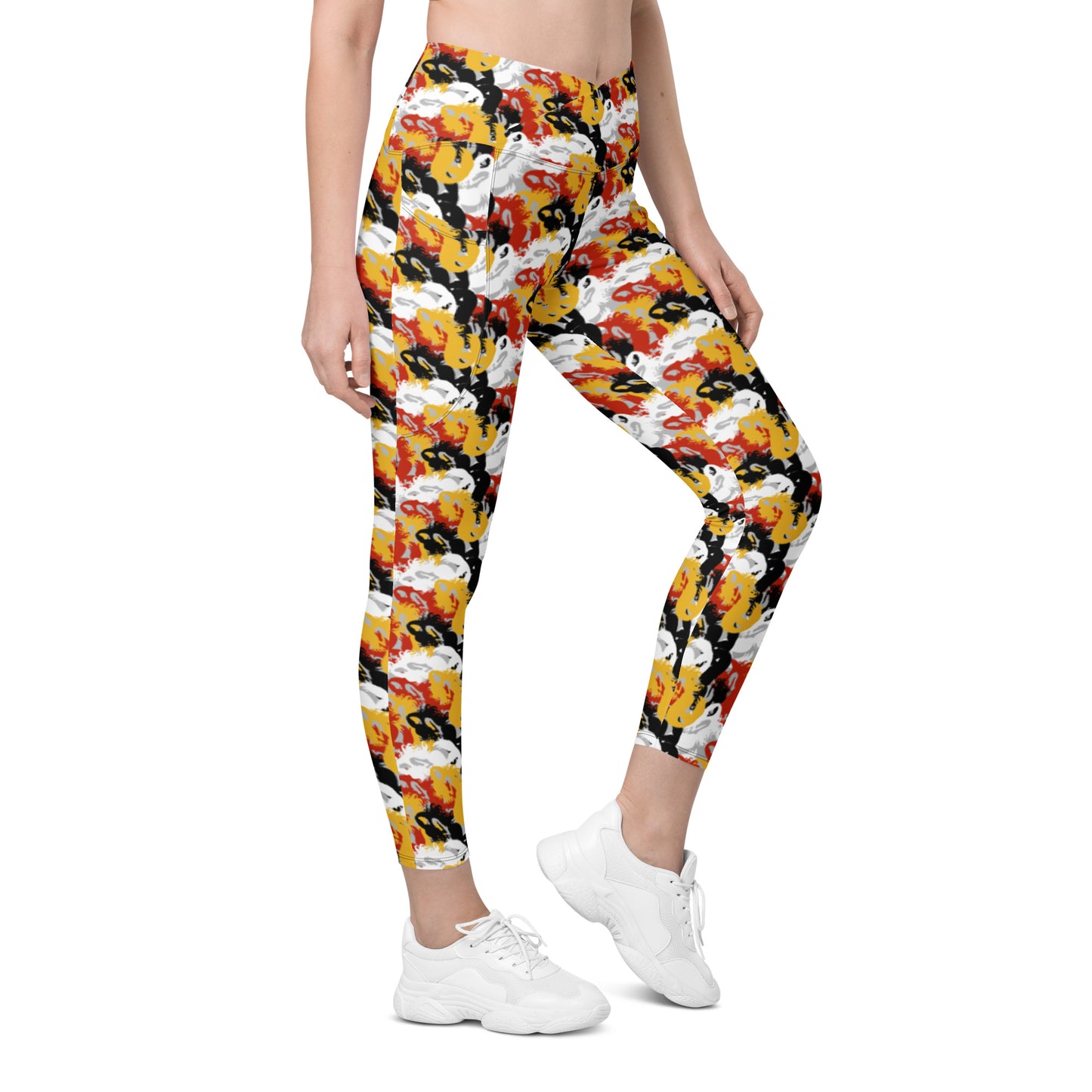 Shadow Siren MD camo Crossover leggings with pockets