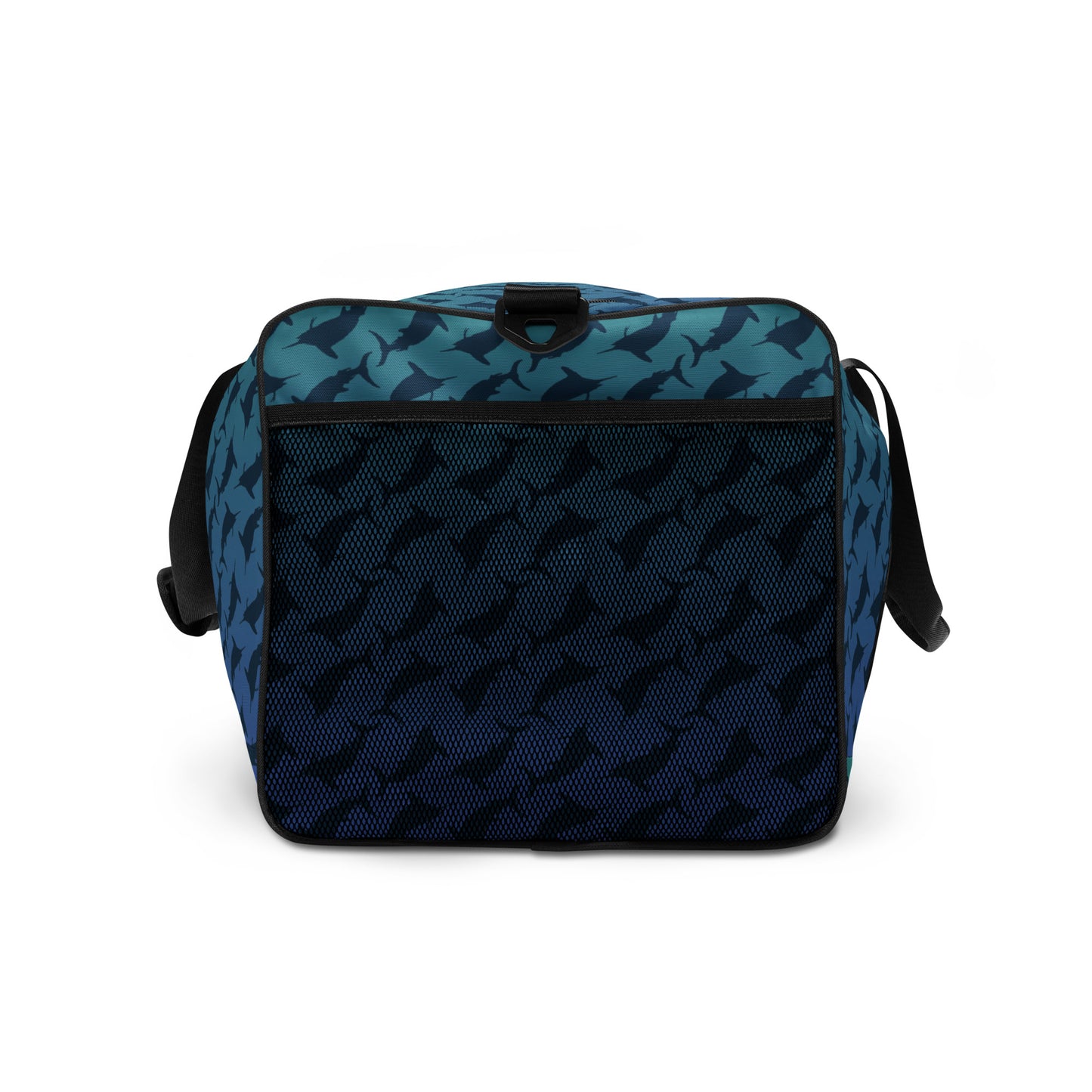 Blue Green Ombré Navy Marlin Duffle bag