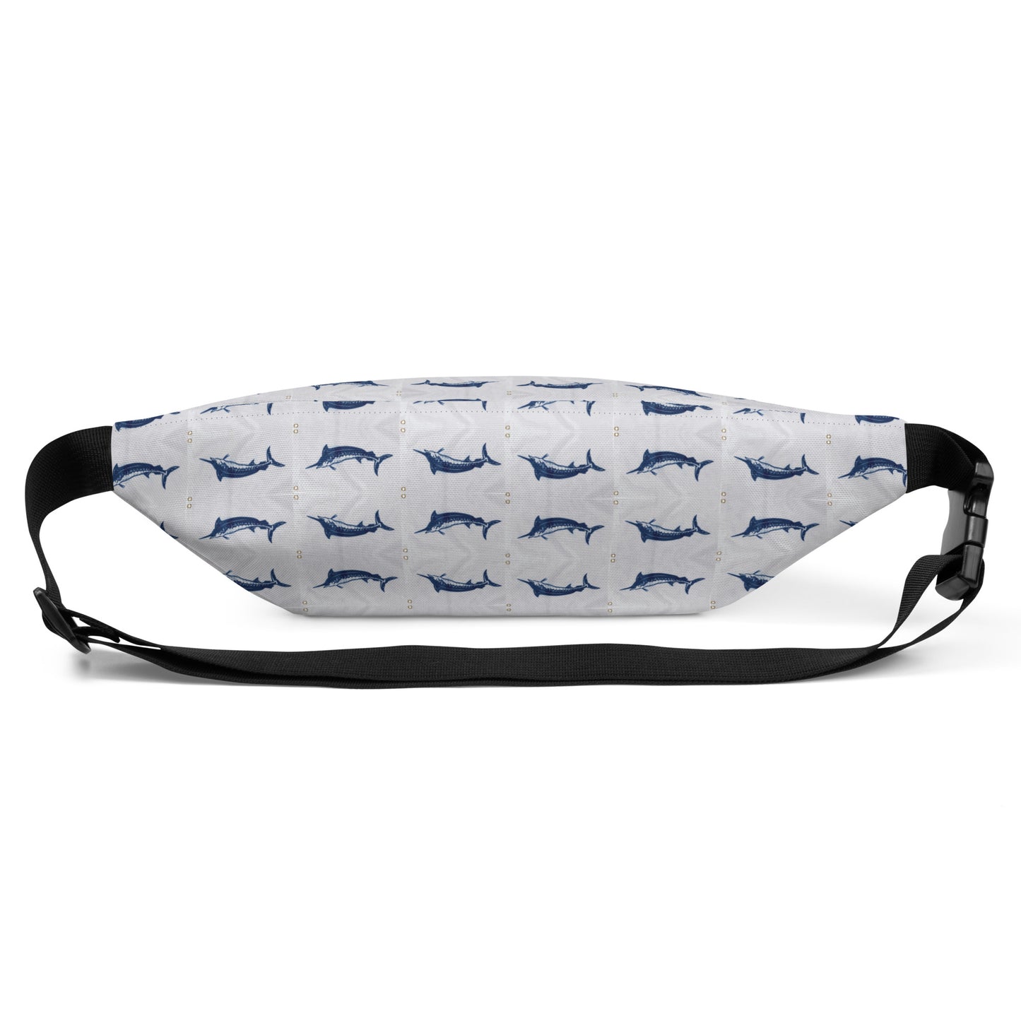 Hanging Laundry blue marlin Fanny Pack