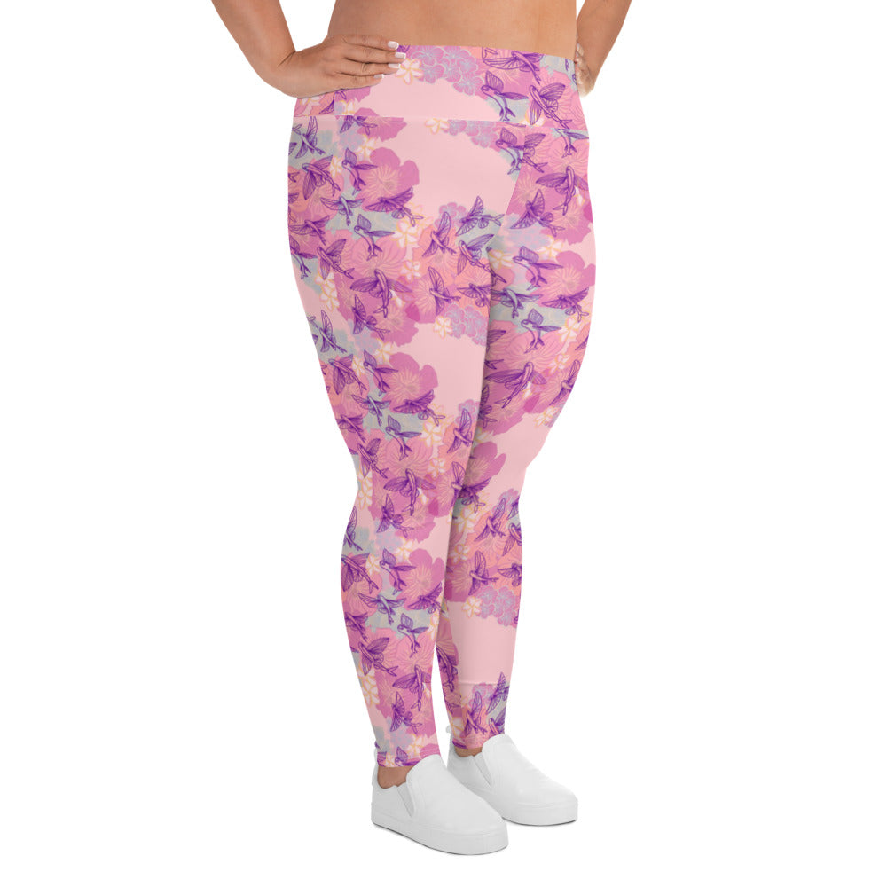 Feminine flyers All-Over Print Curvy Leggings