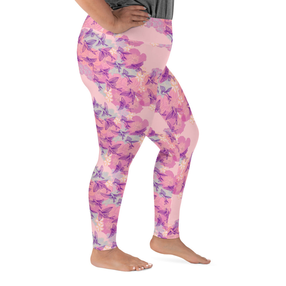 Feminine flyers All-Over Print Curvy Leggings