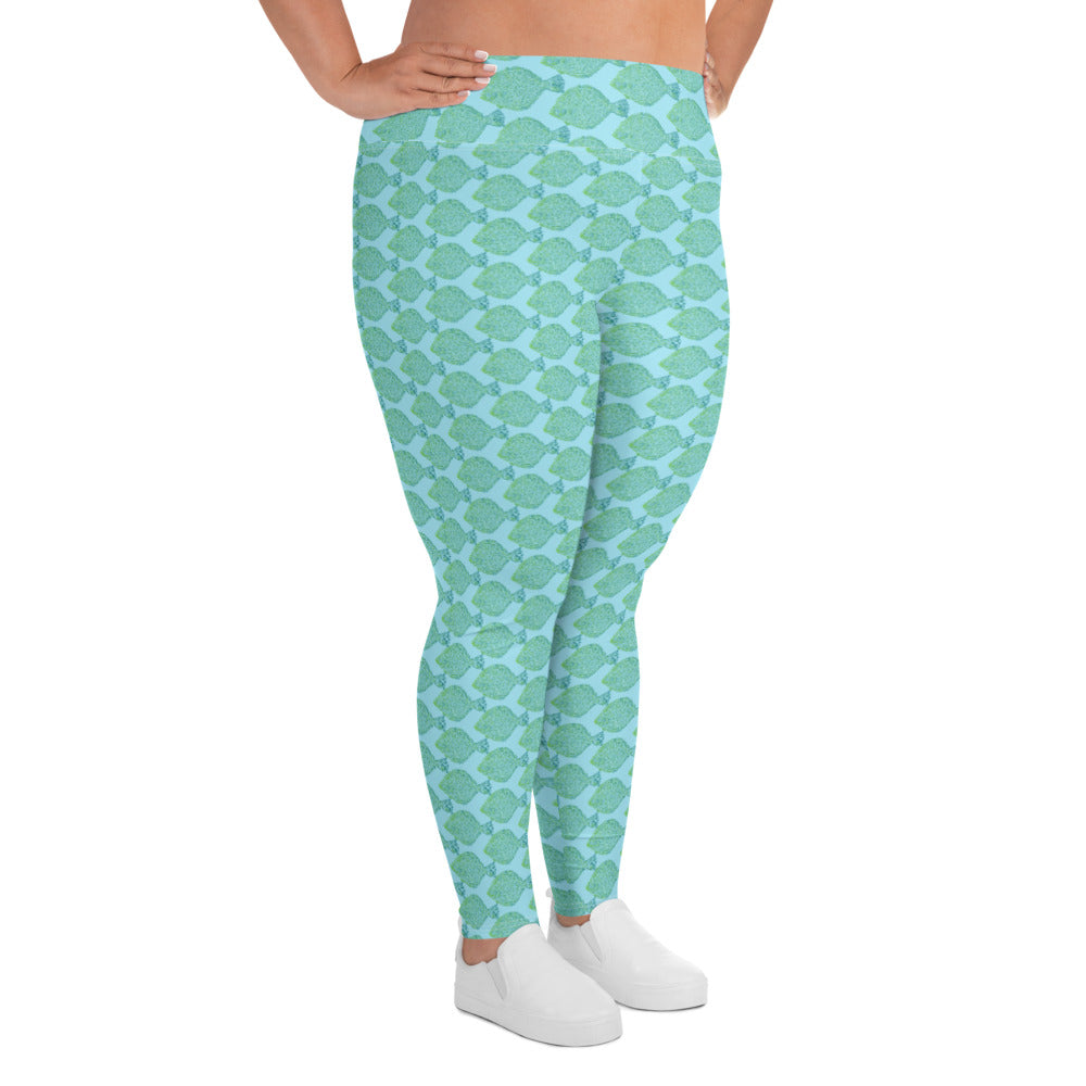 Flat bottom girls All-Over Print Curvy Leggings