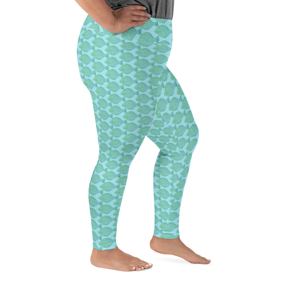 Flat bottom girls All-Over Print Curvy Leggings