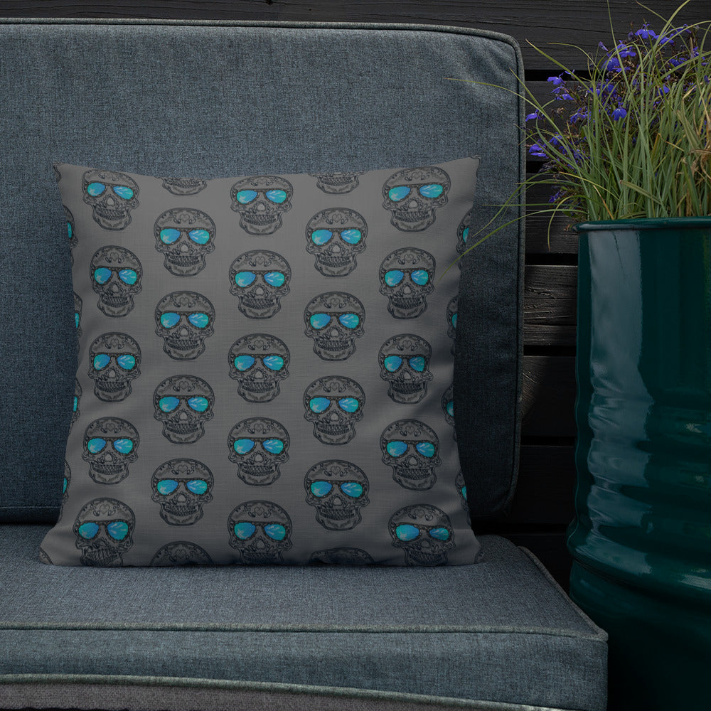 Dia de los deep drop Premium Pillow