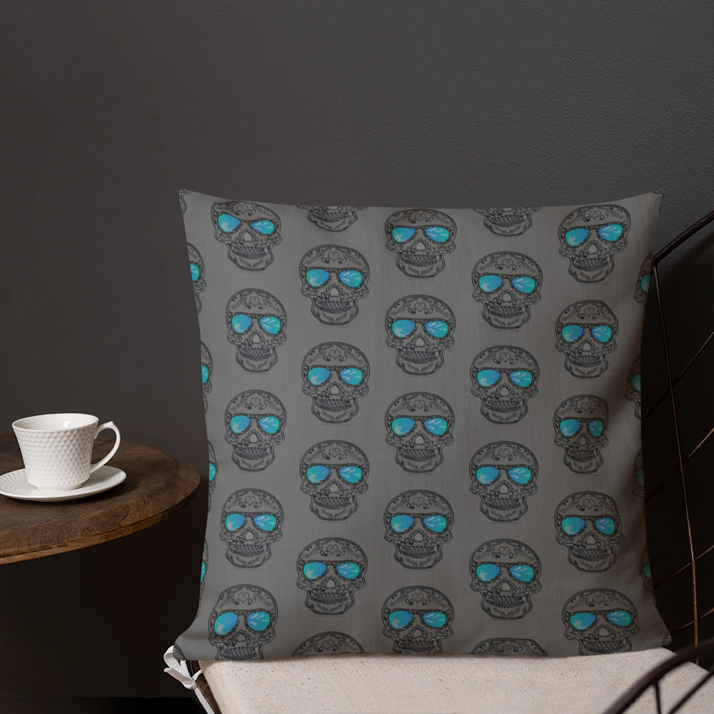 Dia de los deep drop Premium Pillow