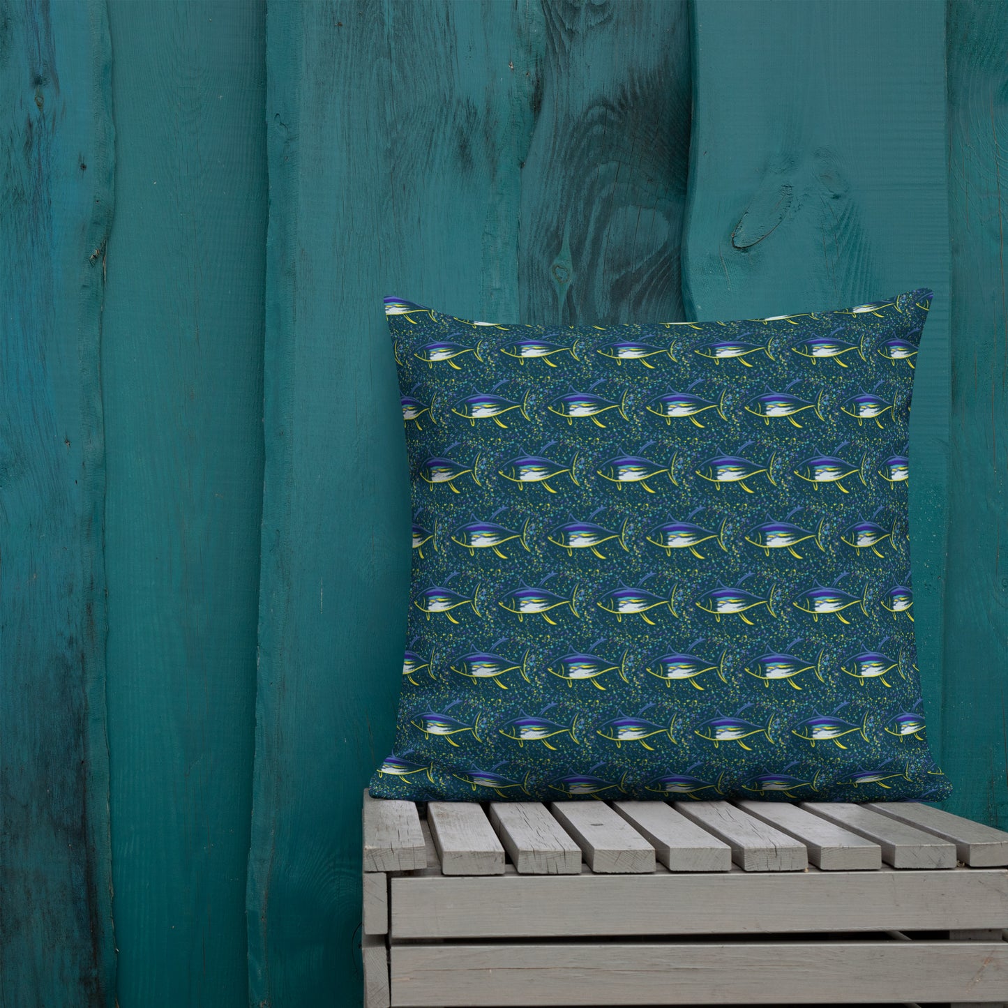 Tuna splatter Premium Pillow
