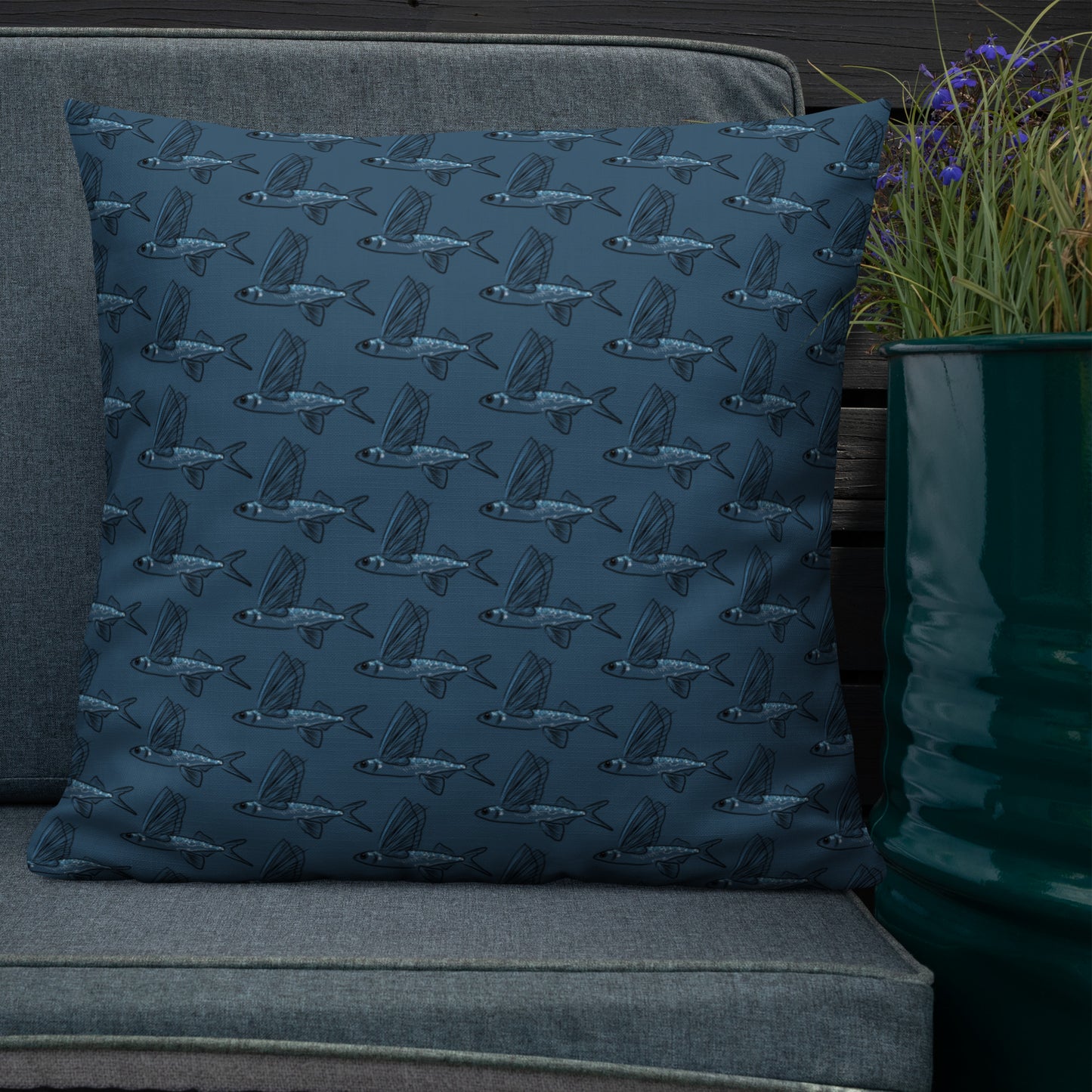 Marlin sketch Premium Pillow