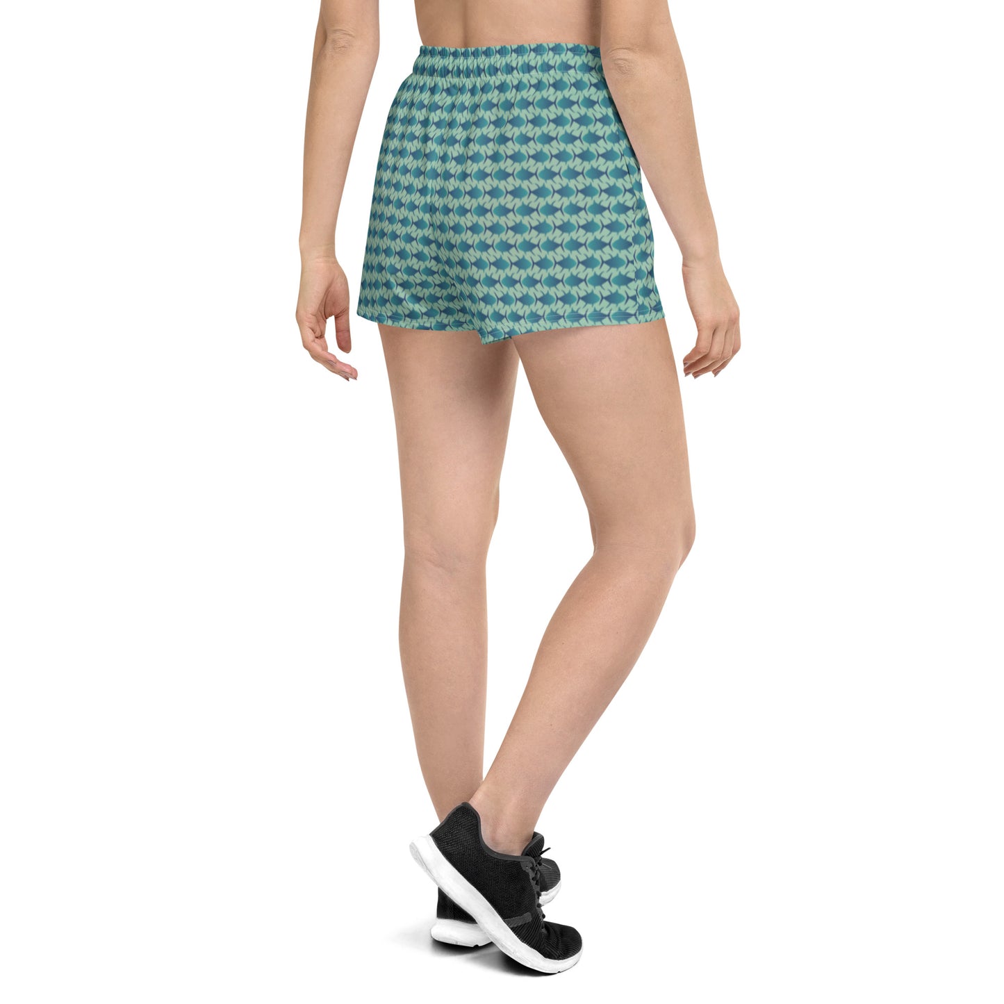 Ahi Allover Women’s Recycled Athletic Shorts