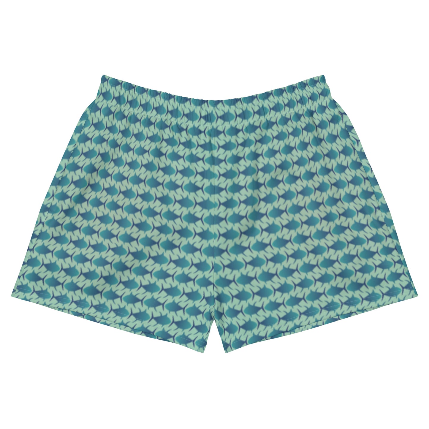 Ahi Allover Women’s Recycled Athletic Shorts