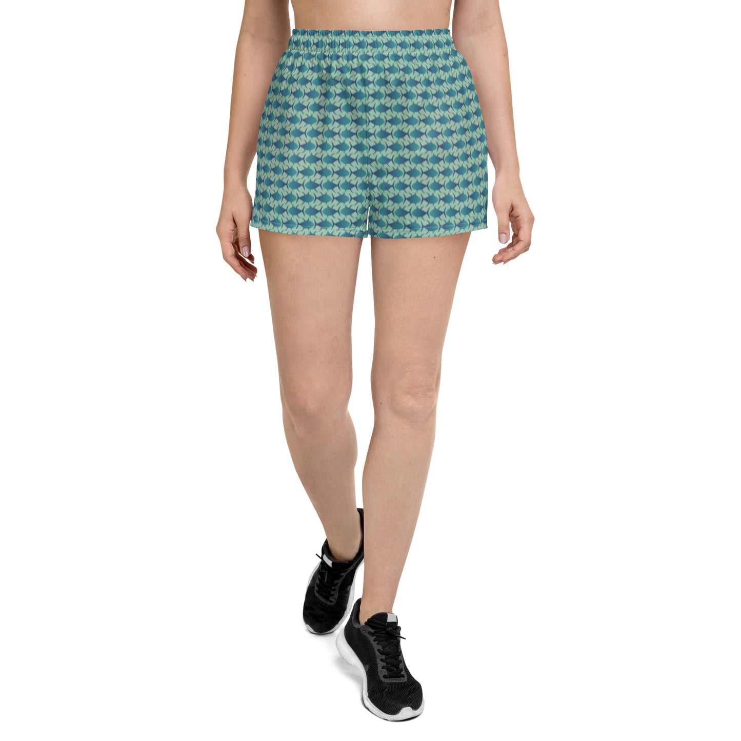 Ahi Allover Women’s Recycled Athletic Shorts