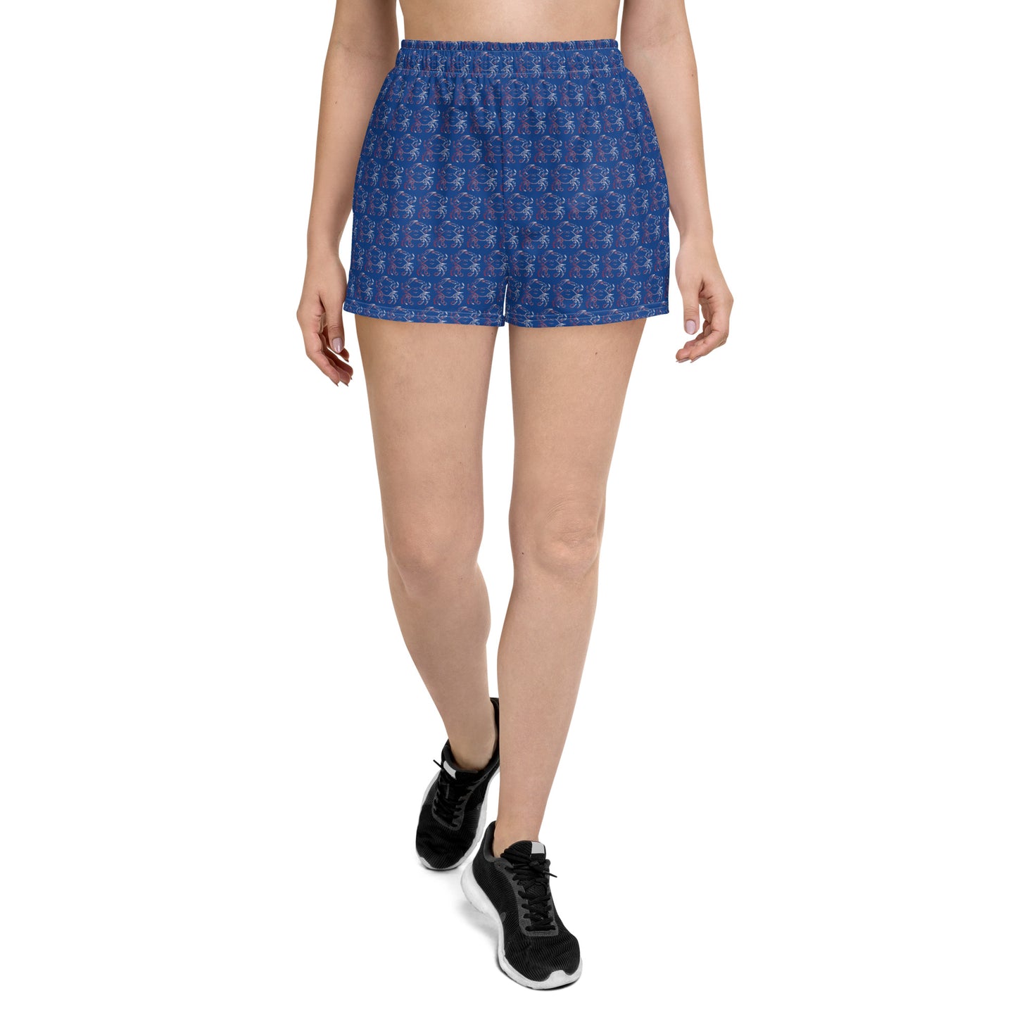 Crab Feast Women’s Recycled Athletic Shorts