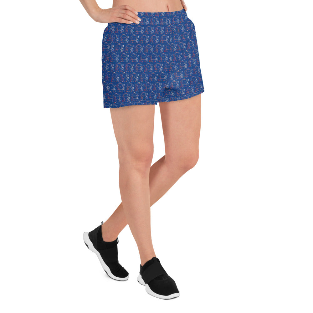 Crab Feast Women’s Recycled Athletic Shorts