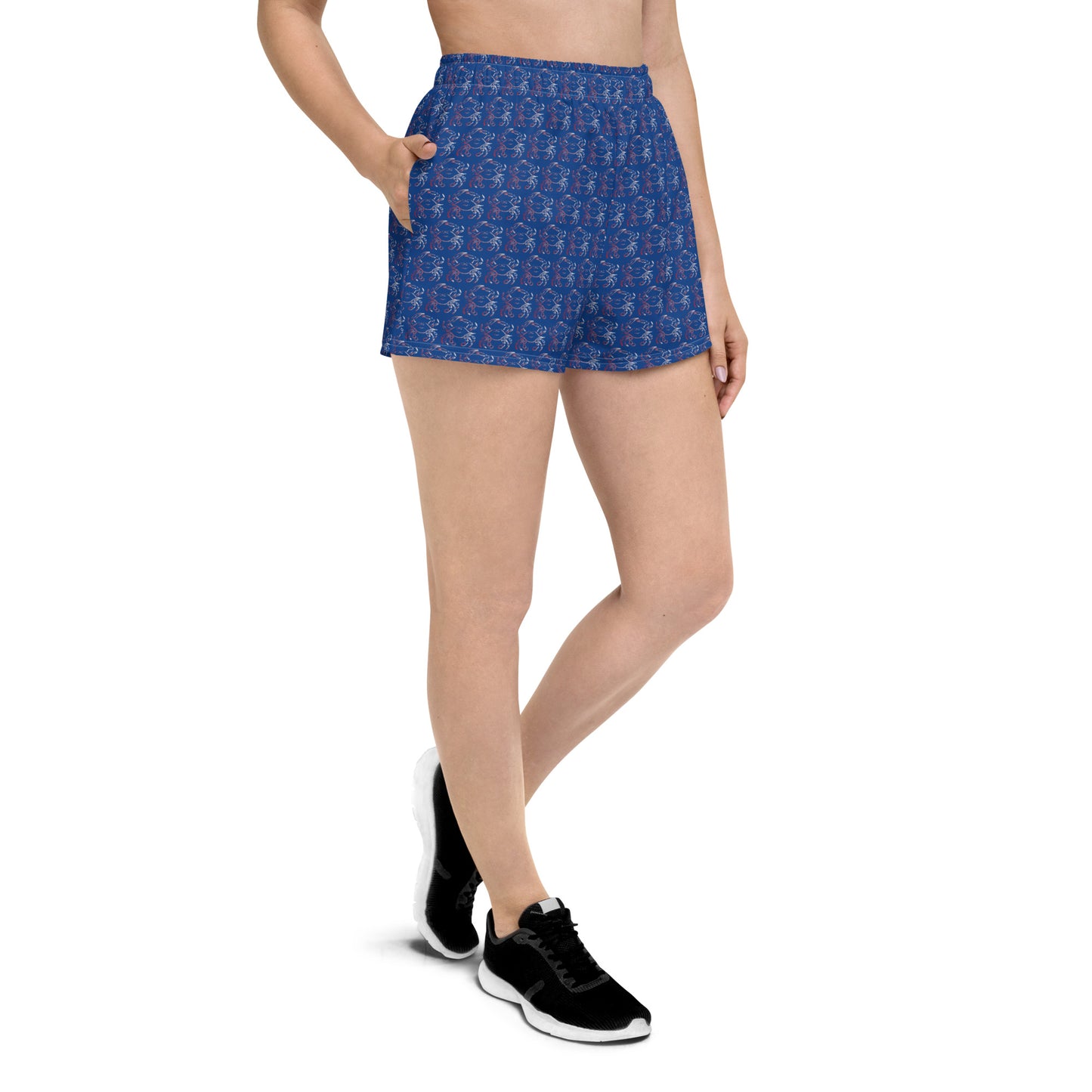 Crab Feast Women’s Recycled Athletic Shorts