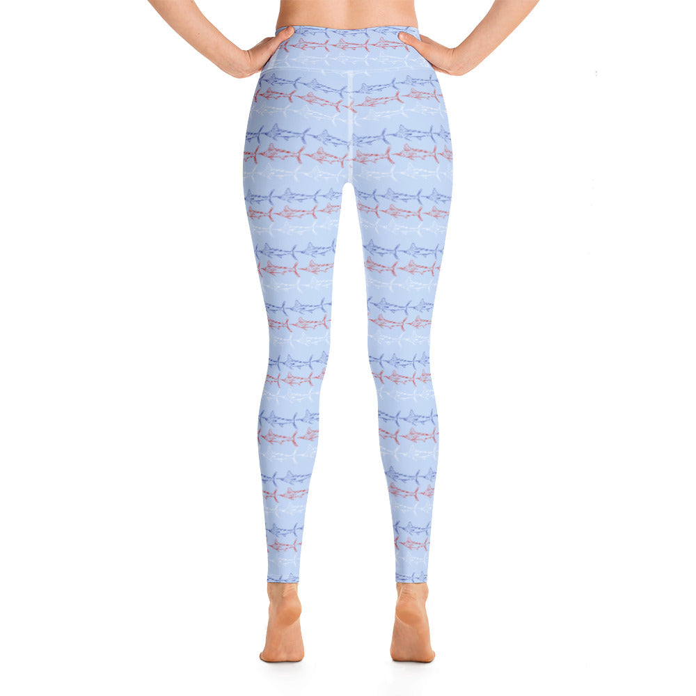 Patriotic pelagics Yoga Leggings