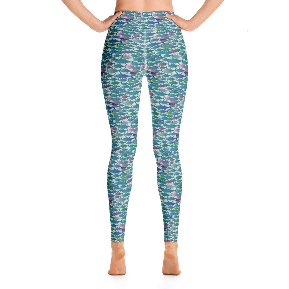 Technicolor Tuna Yoga Leggings