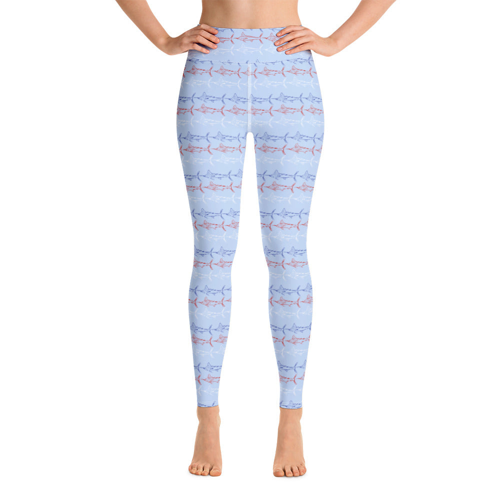 Patriotic pelagics Yoga Leggings