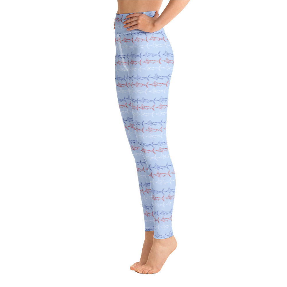 Patriotic pelagics Yoga Leggings