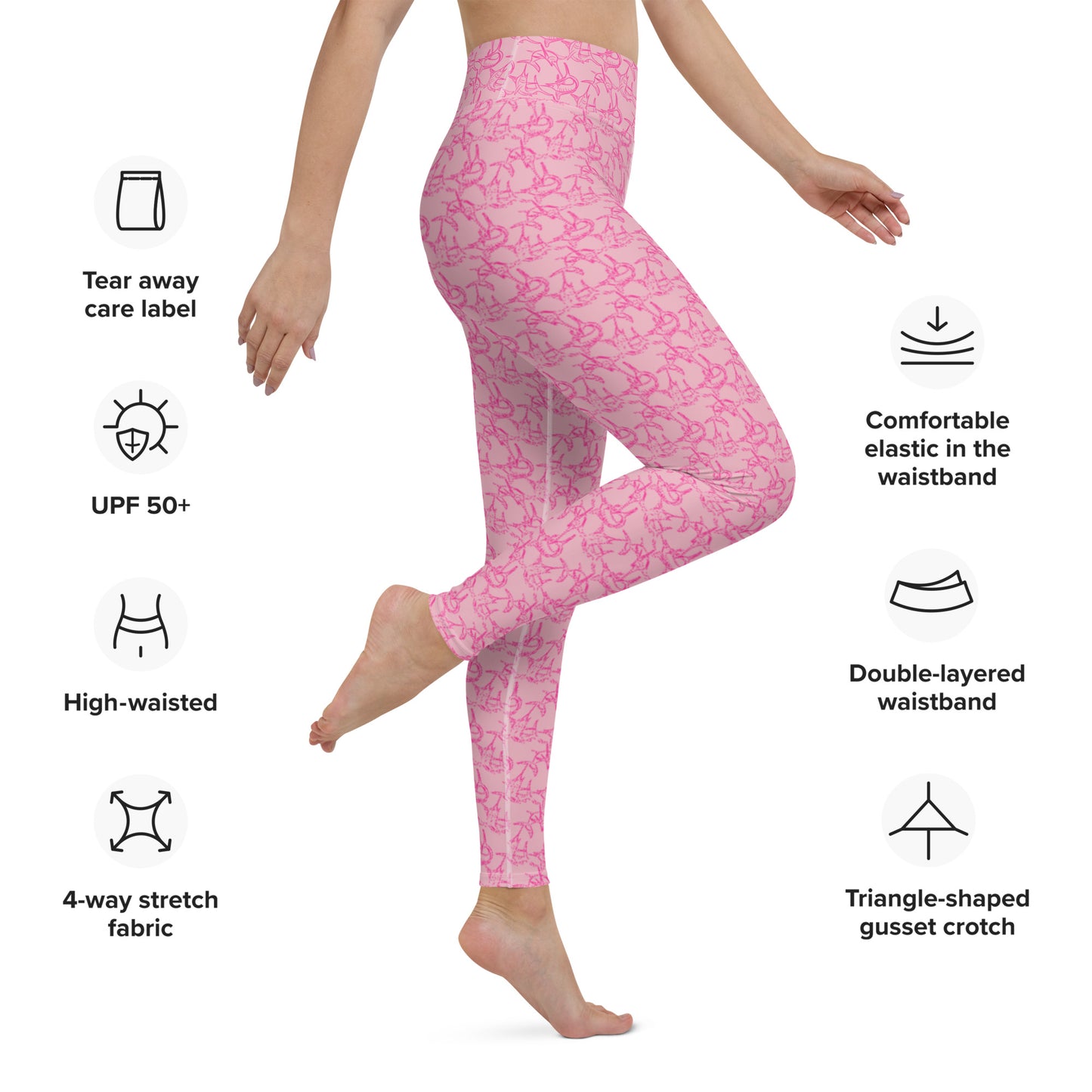 Slam pattern Yoga Leggings
