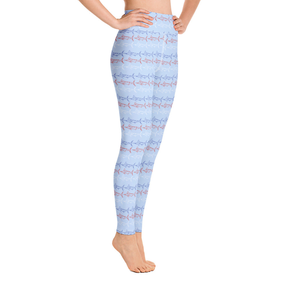Patriotic pelagics Yoga Leggings