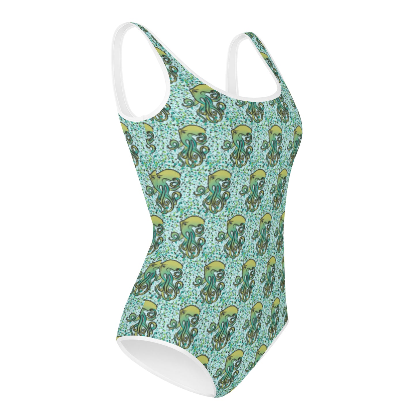 Octopus pattern All-Over Print Youth Swimsuit