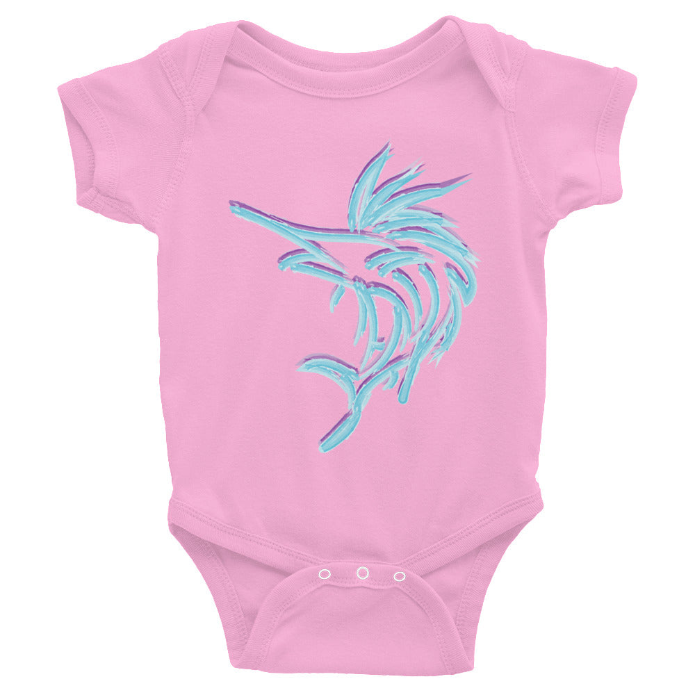Salty Sailfish Infant Bodysuit