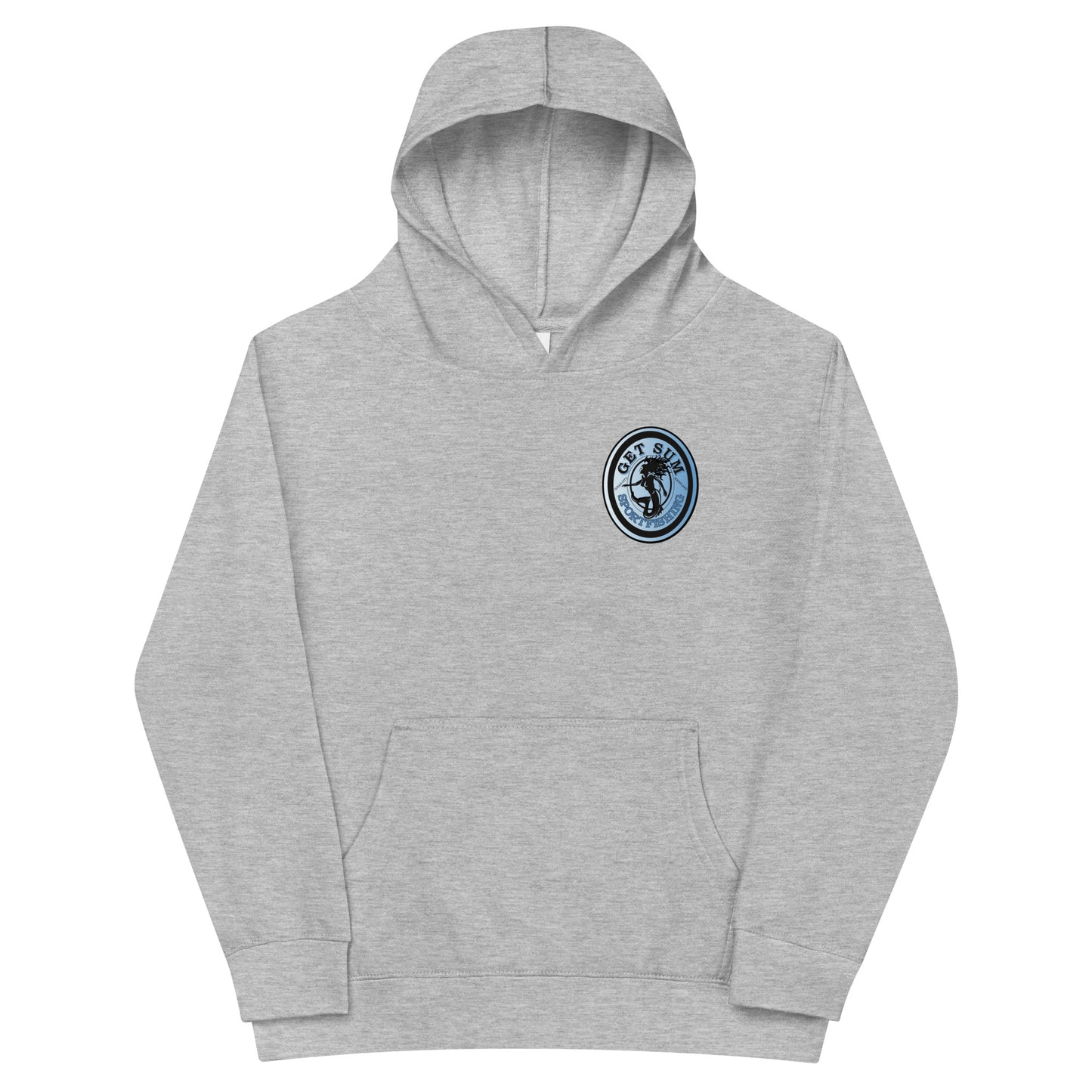 Get Sum Oval- ice fade Kids fleece hoodie