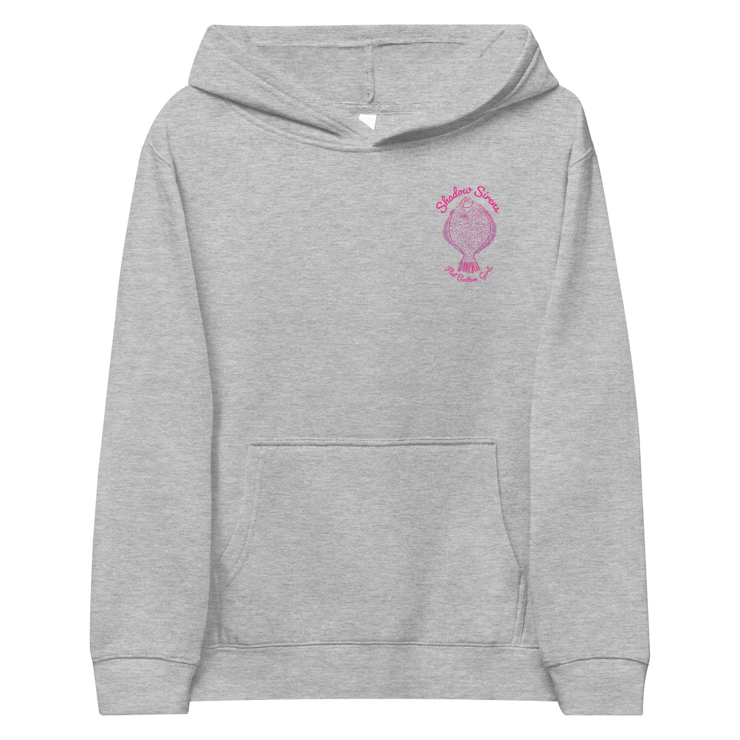 Flat Bottom Girls standup Kids fleece hoodie