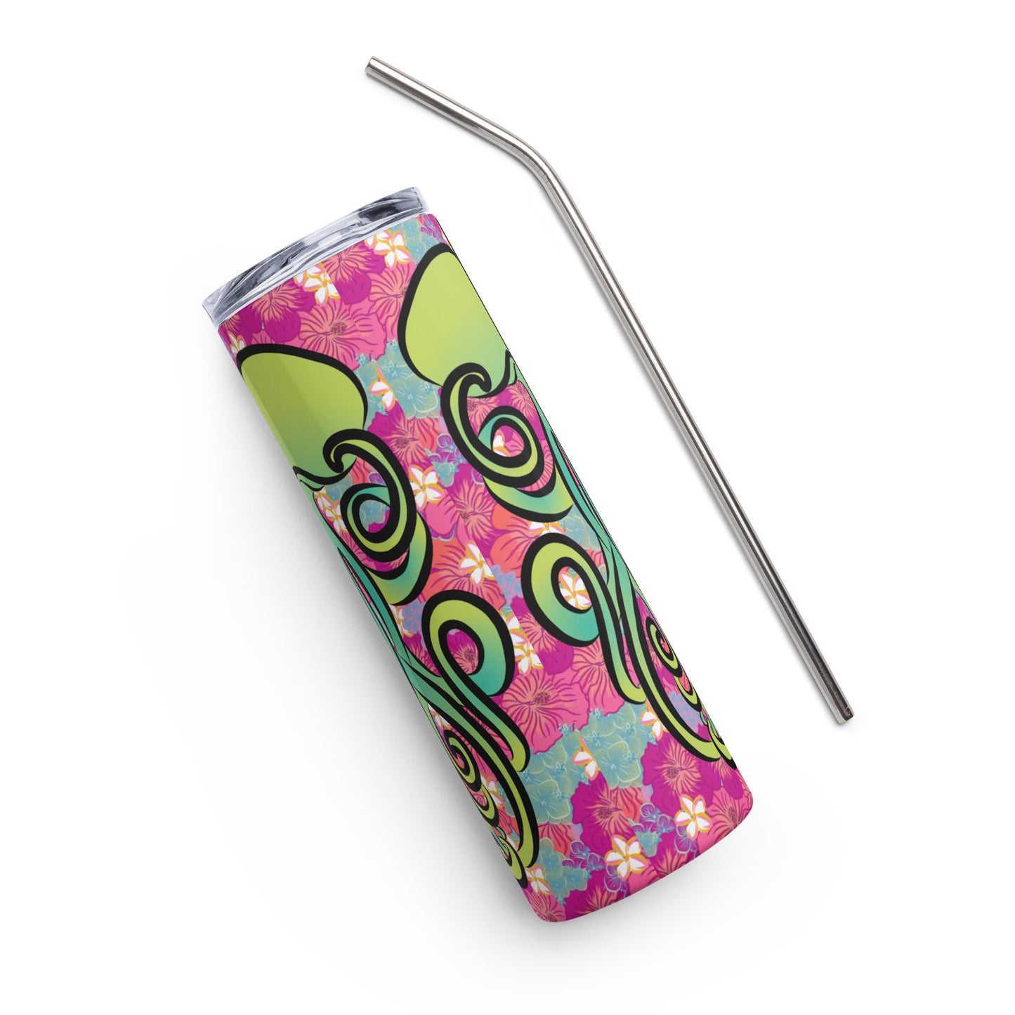 Hibiscupus Stainless steel tumbler
