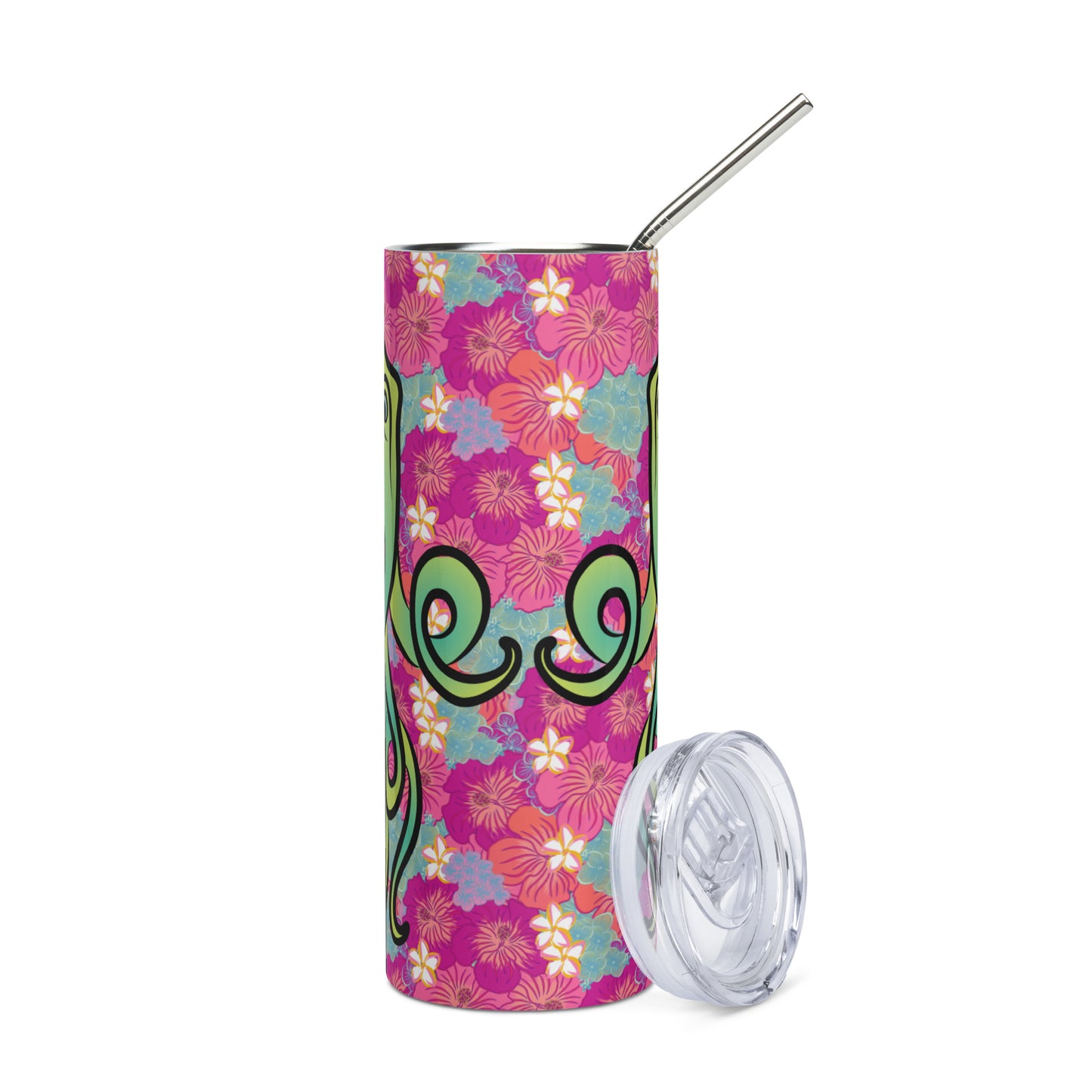 Hibiscupus Stainless steel tumbler