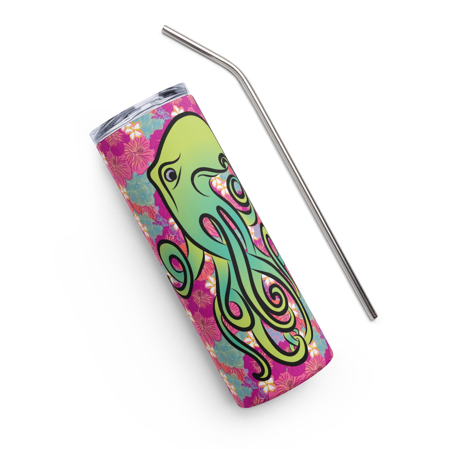 Hibiscupus Stainless steel tumbler