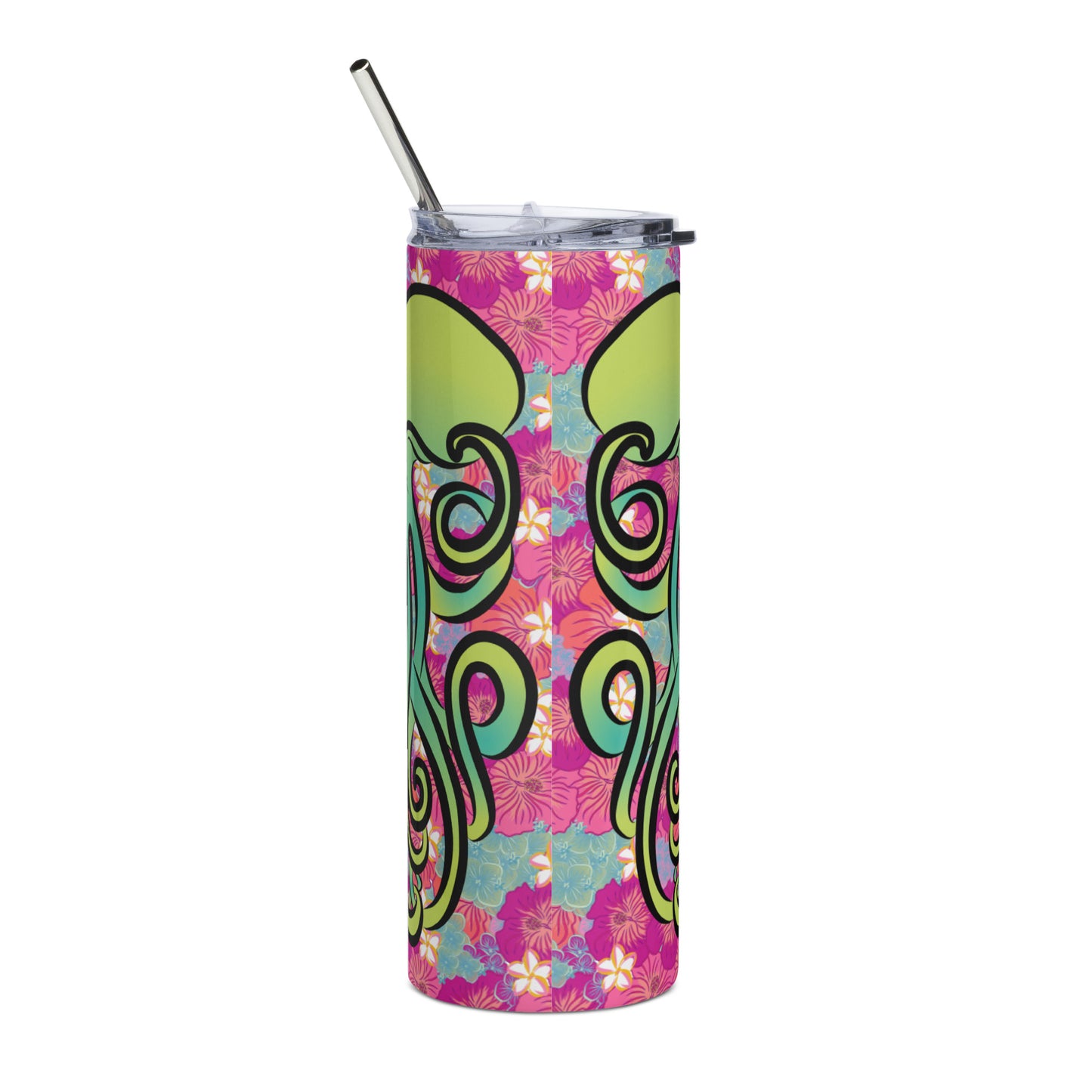 Hibiscupus Stainless steel tumbler