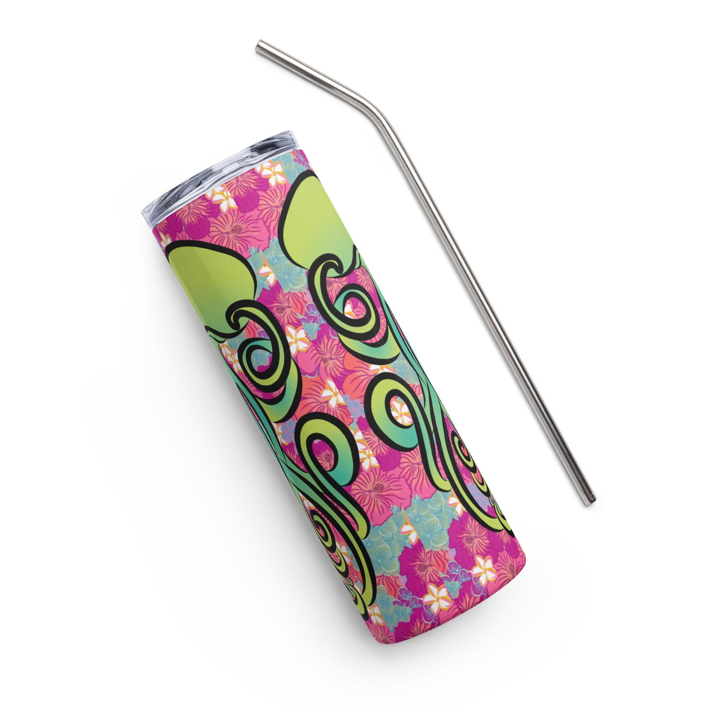 Hibiscupus Stainless steel tumbler