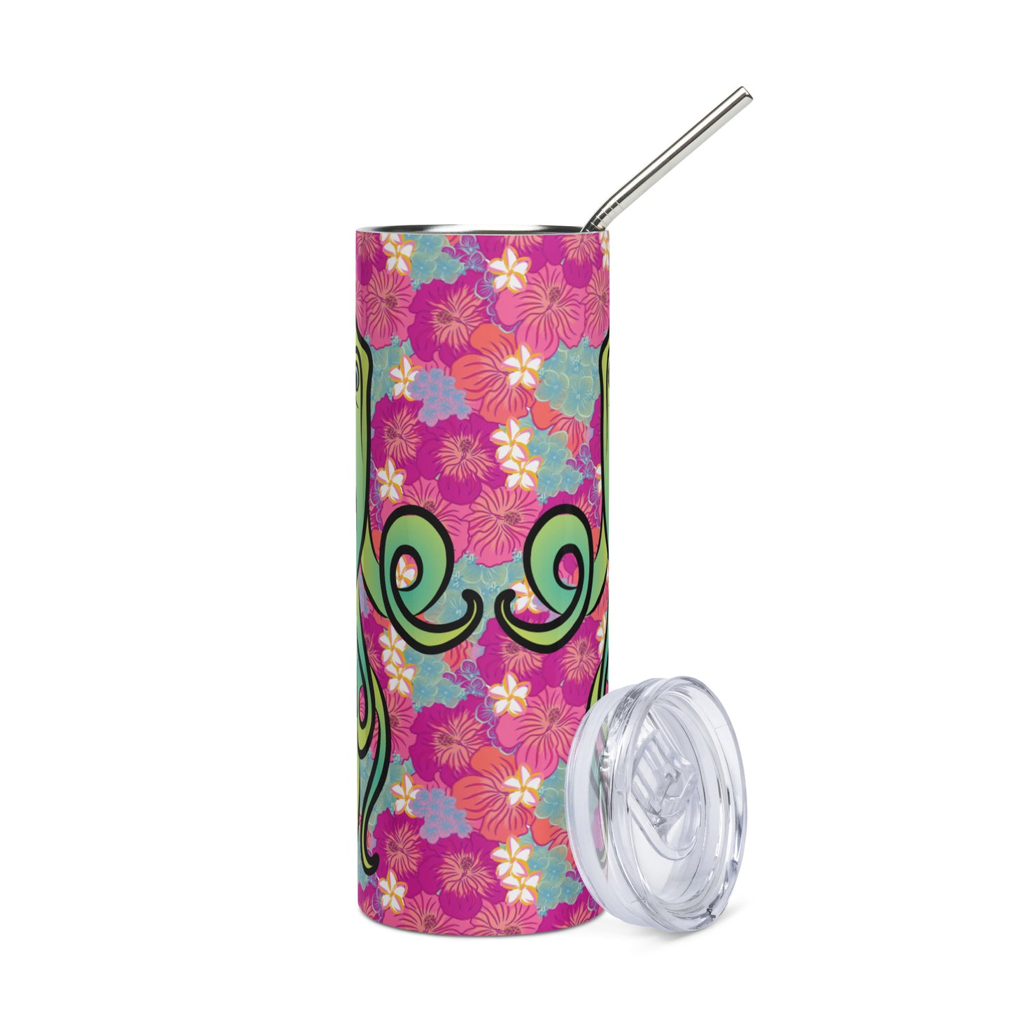 Hibiscupus Stainless steel tumbler