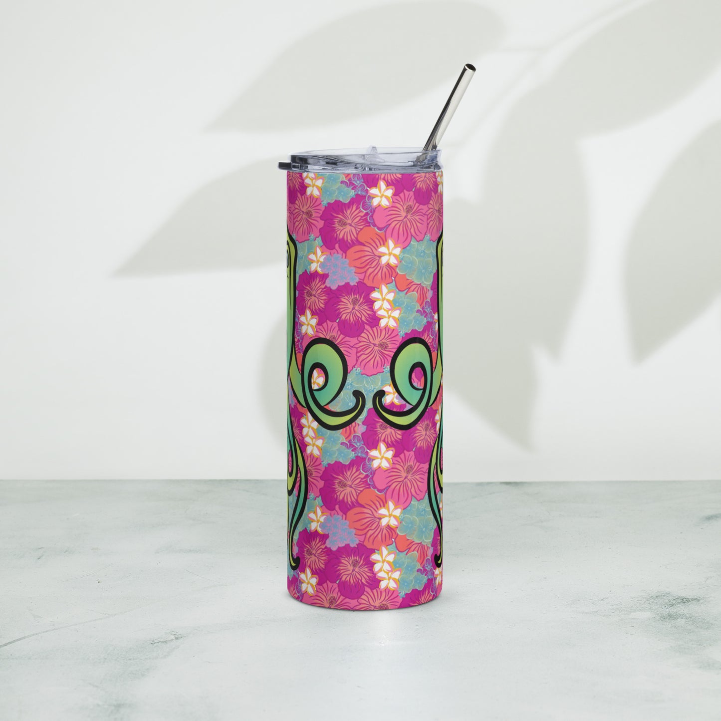 Hibiscupus Stainless steel tumbler