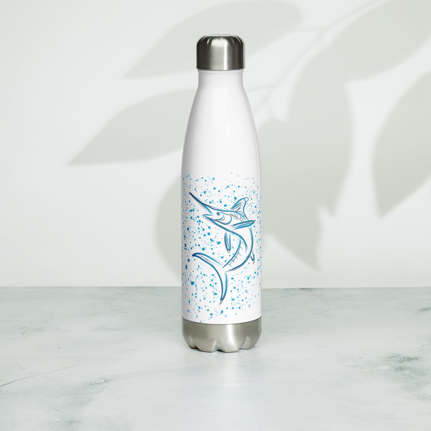 Marlin sketch Stainless Steel Water Bottle