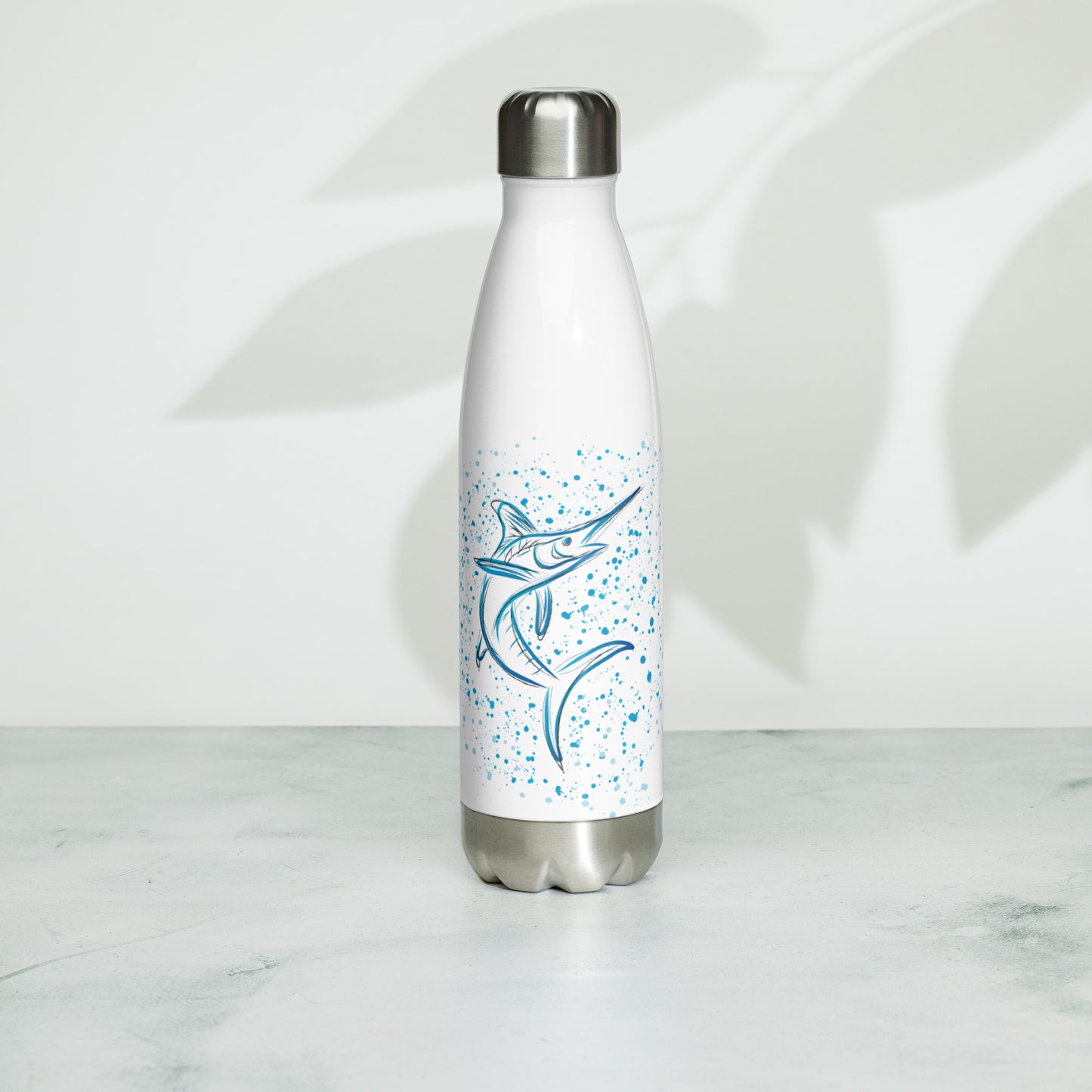Marlin sketch Stainless Steel Water Bottle
