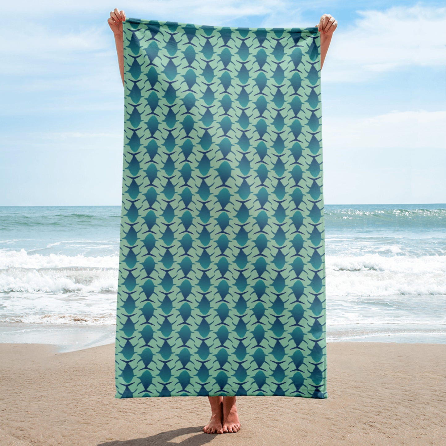 Ahi Allover Towel