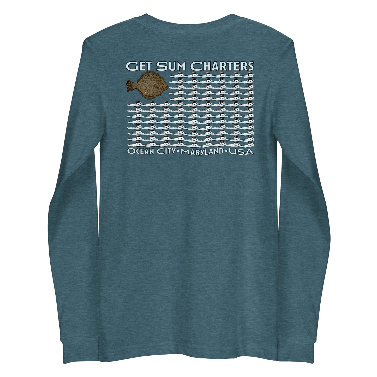 Get Sum USA boat flag Unisex Long Sleeve Tee