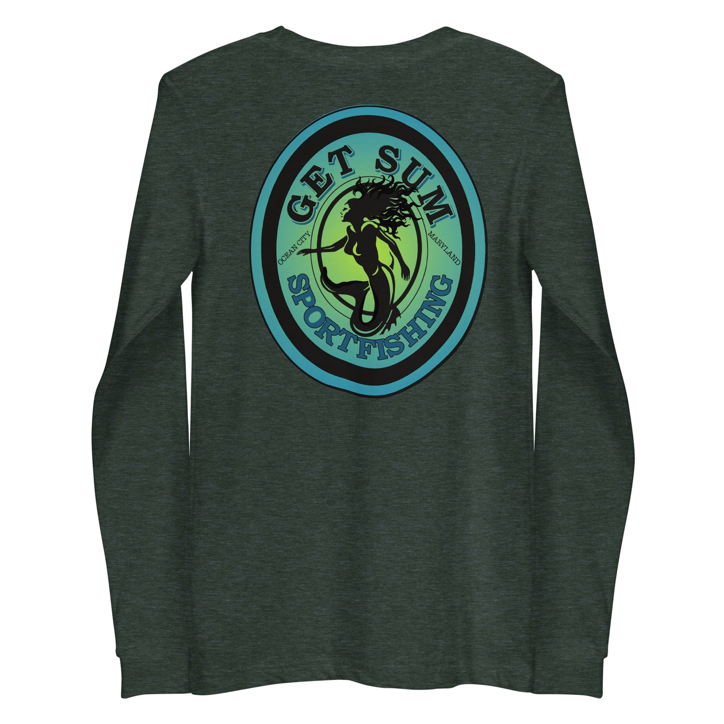 Get Sum Oval- tropical fade Unisex Long Sleeve Tee