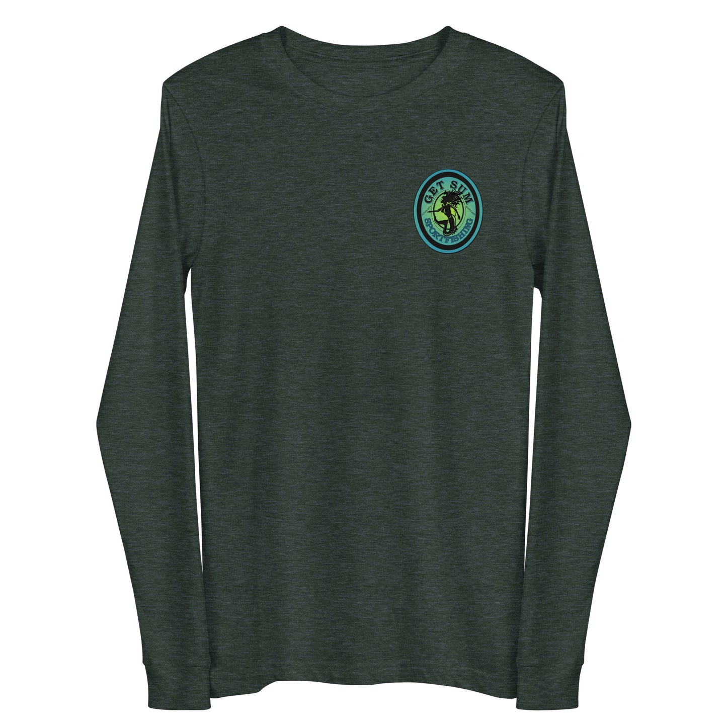 Get Sum Oval- tropical fade Unisex Long Sleeve Tee