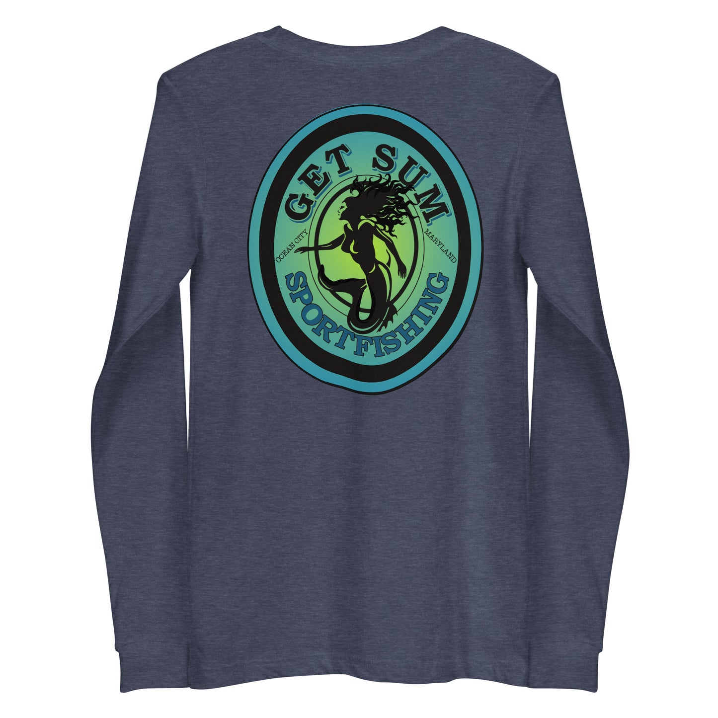 Get Sum Oval- tropical fade Unisex Long Sleeve Tee