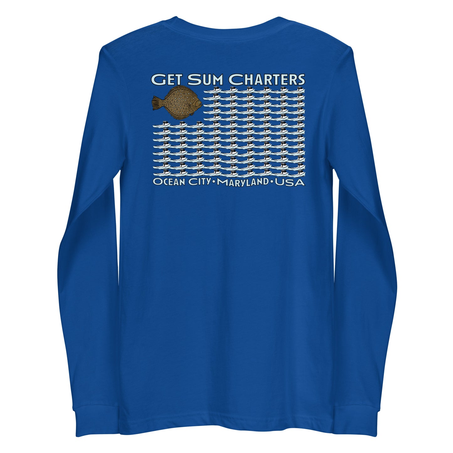 Get Sum USA boat flag Unisex Long Sleeve Tee