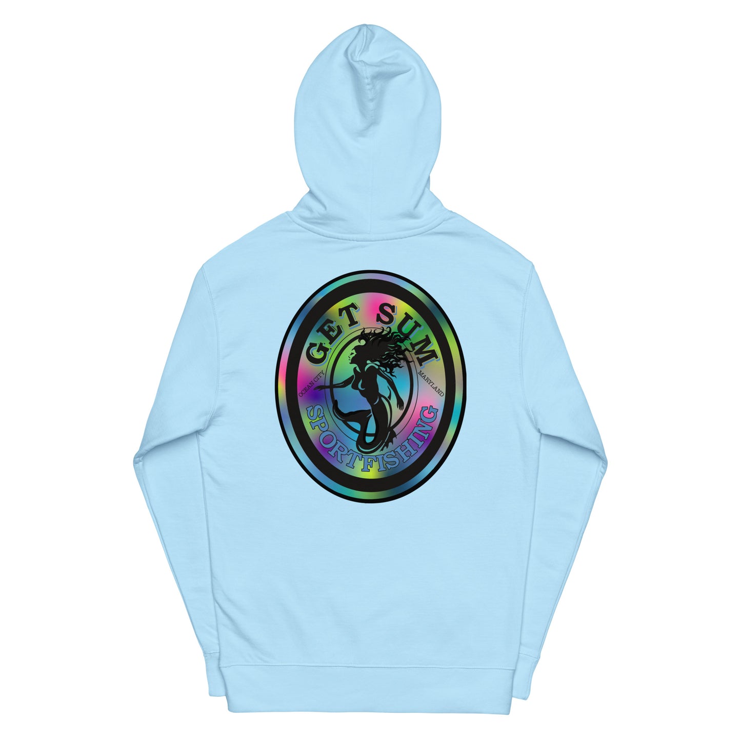Get Sum Oval Tiedye Unisex midweight hoodie