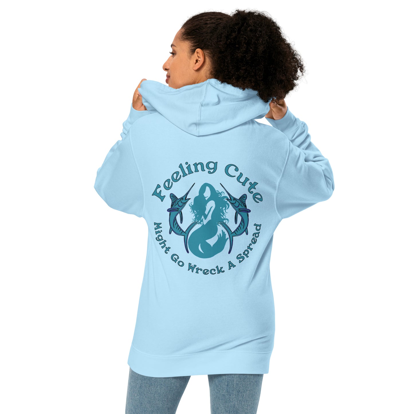 Feeling Cute Unisex midweight hoodie
