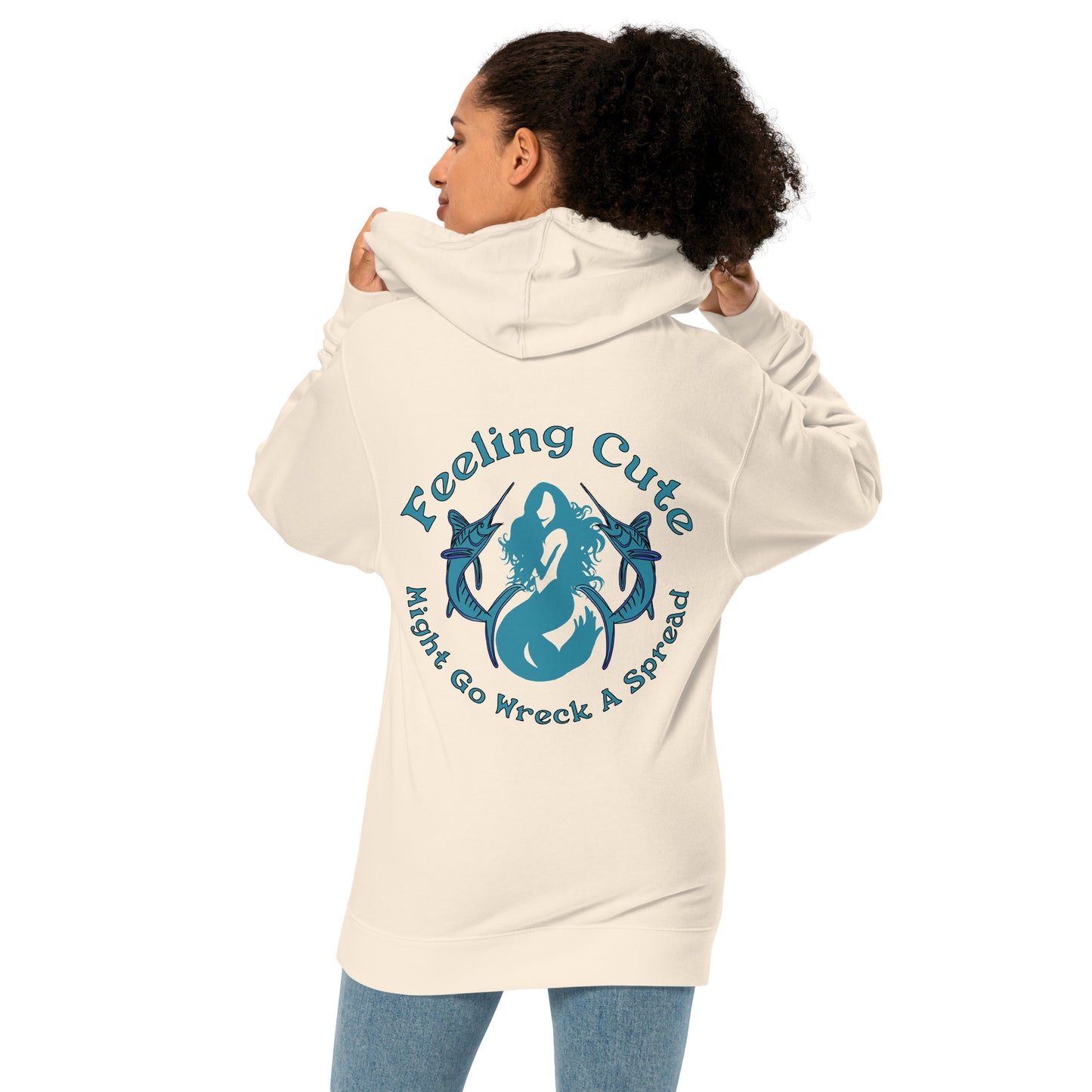 Feeling Cute Unisex midweight hoodie