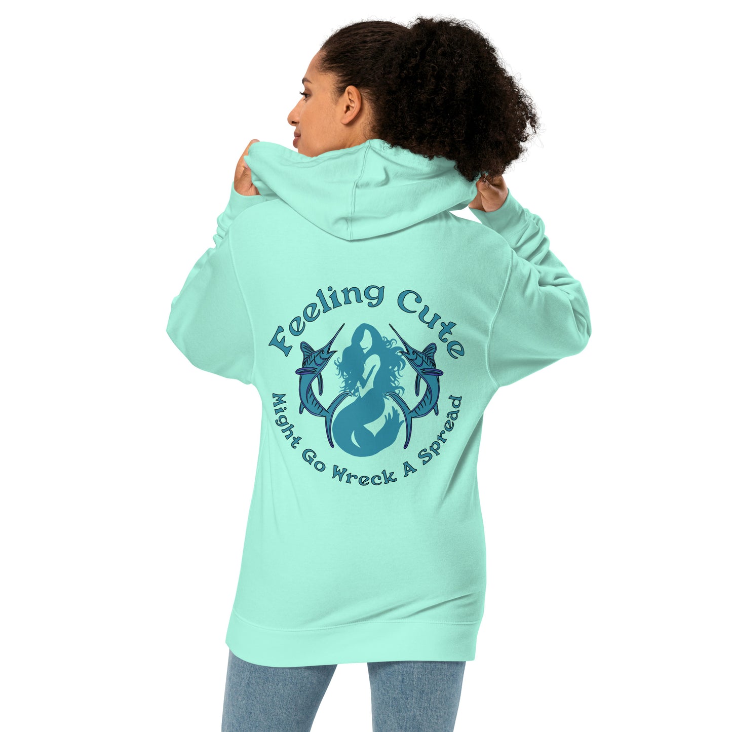 Feeling Cute Unisex midweight hoodie