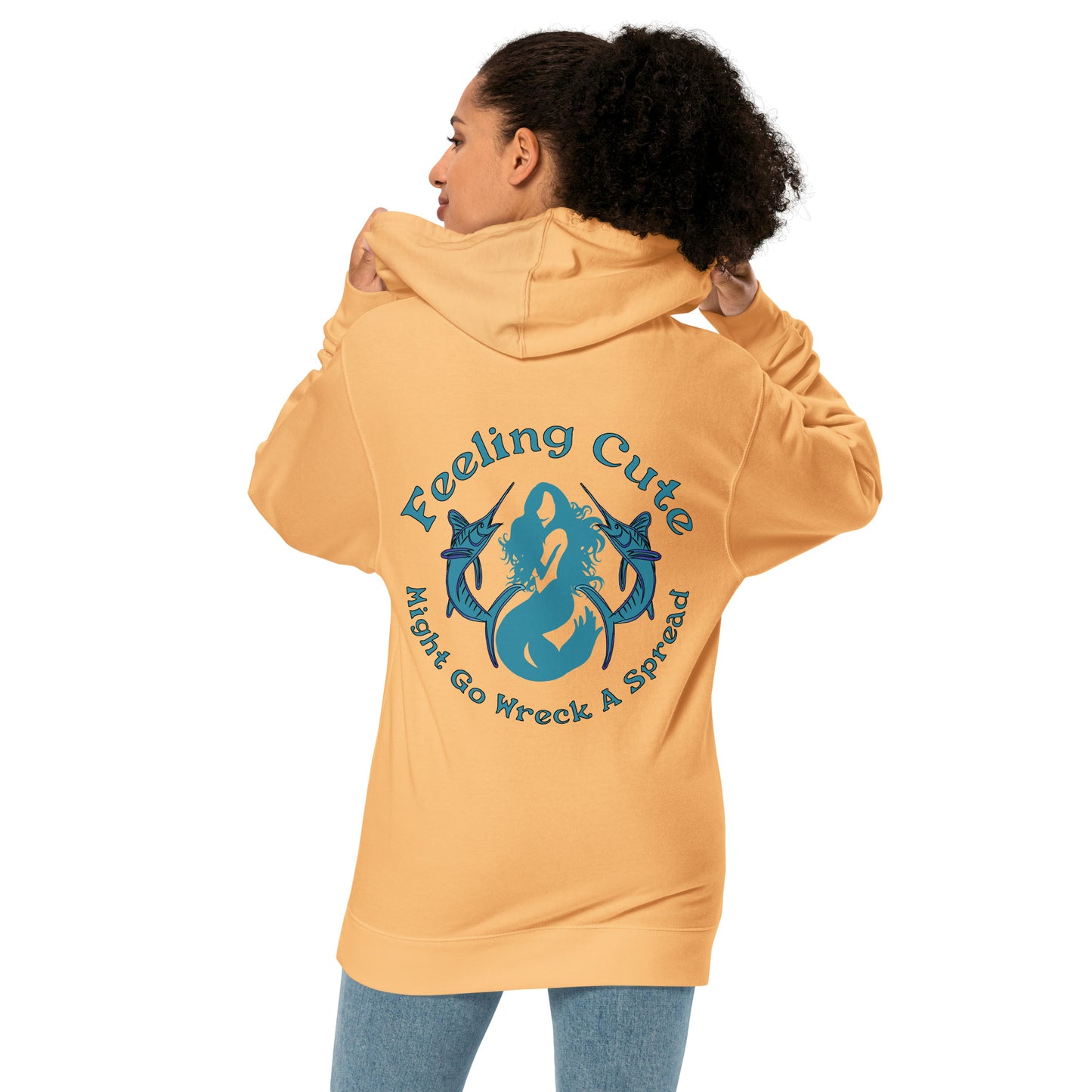 Feeling Cute Unisex midweight hoodie