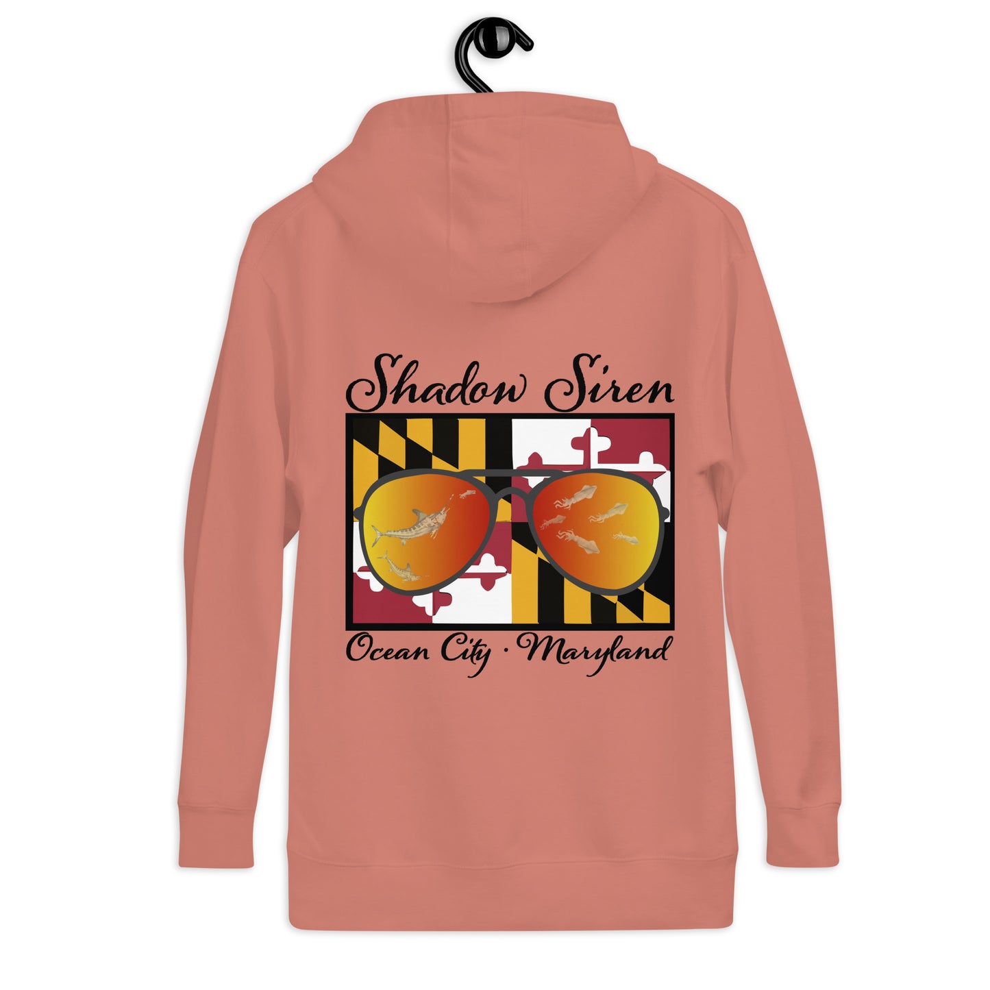 MD white marlin shades Unisex Hoodie