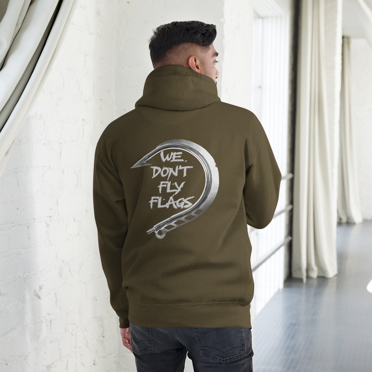 We Don’t Fly Flags Unisex Hoodie